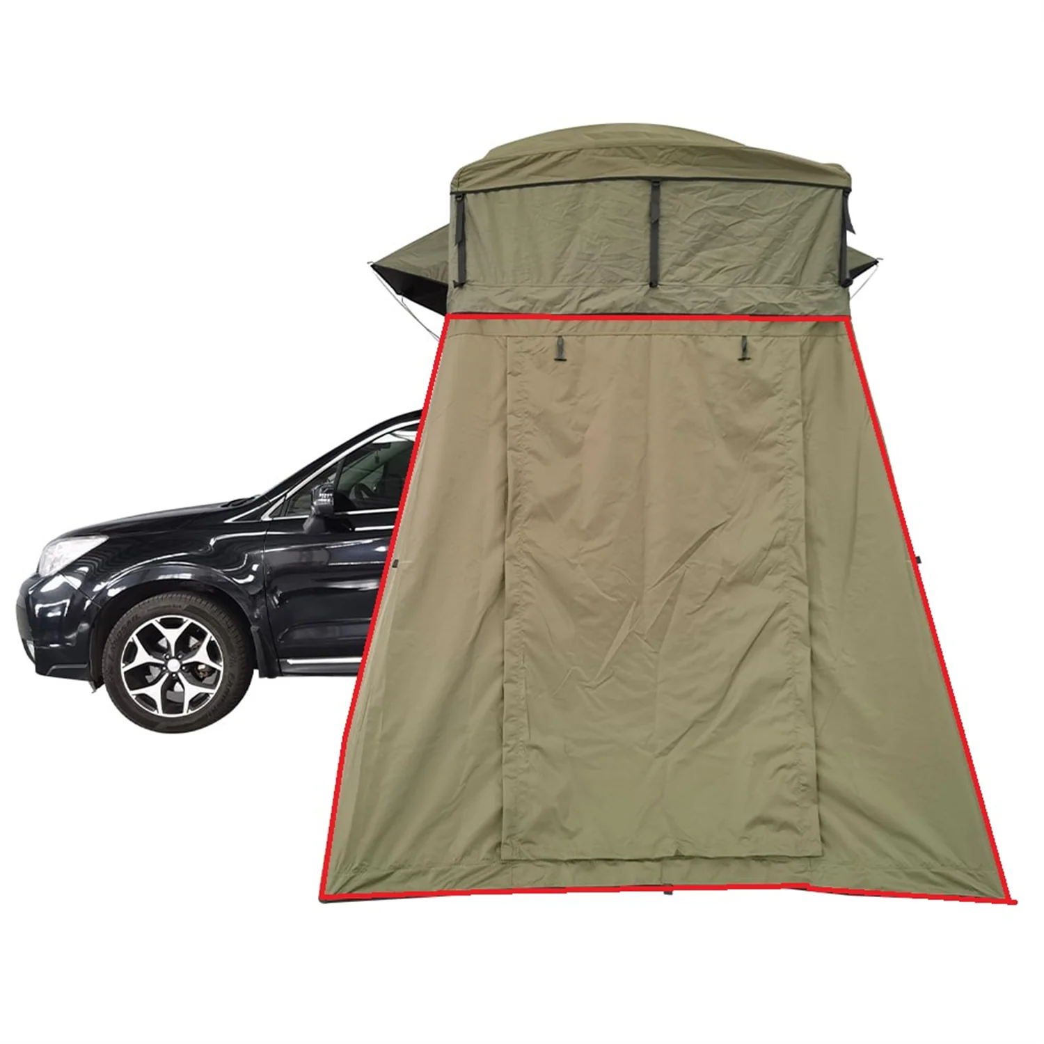 Orson K2 Roof Tent with Annex and K2 2.5m Vehicle Side Awning Combo - Image 4