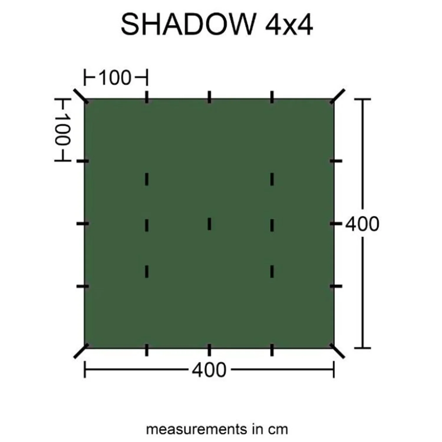 Orson Shadow Tarp - 4x4m, 1.5kg - Image 7
