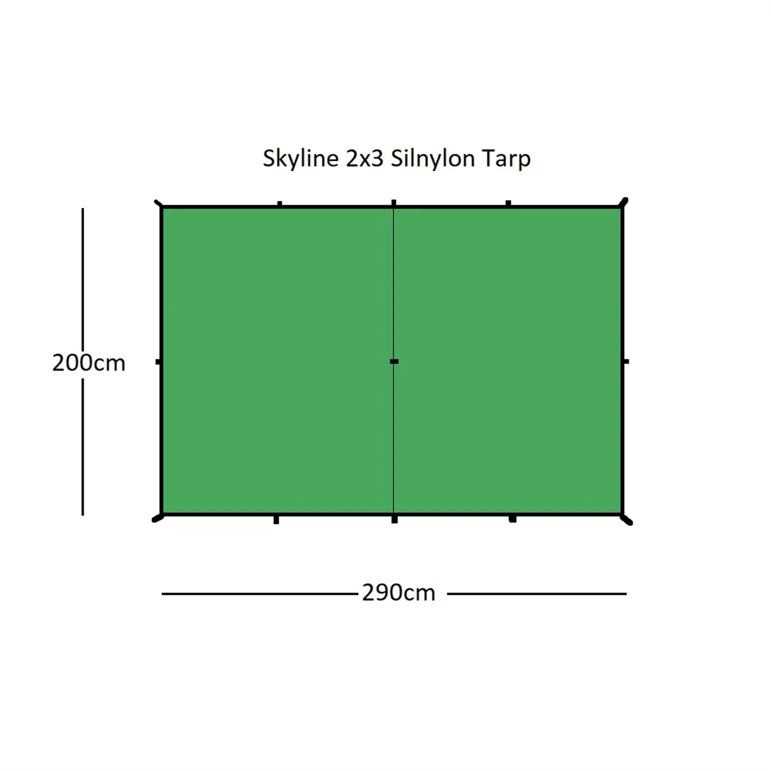 Orson Skyline Ultralight Tarp - 2x3m, 20D Ripstop Silnylon, 380g - Image 6