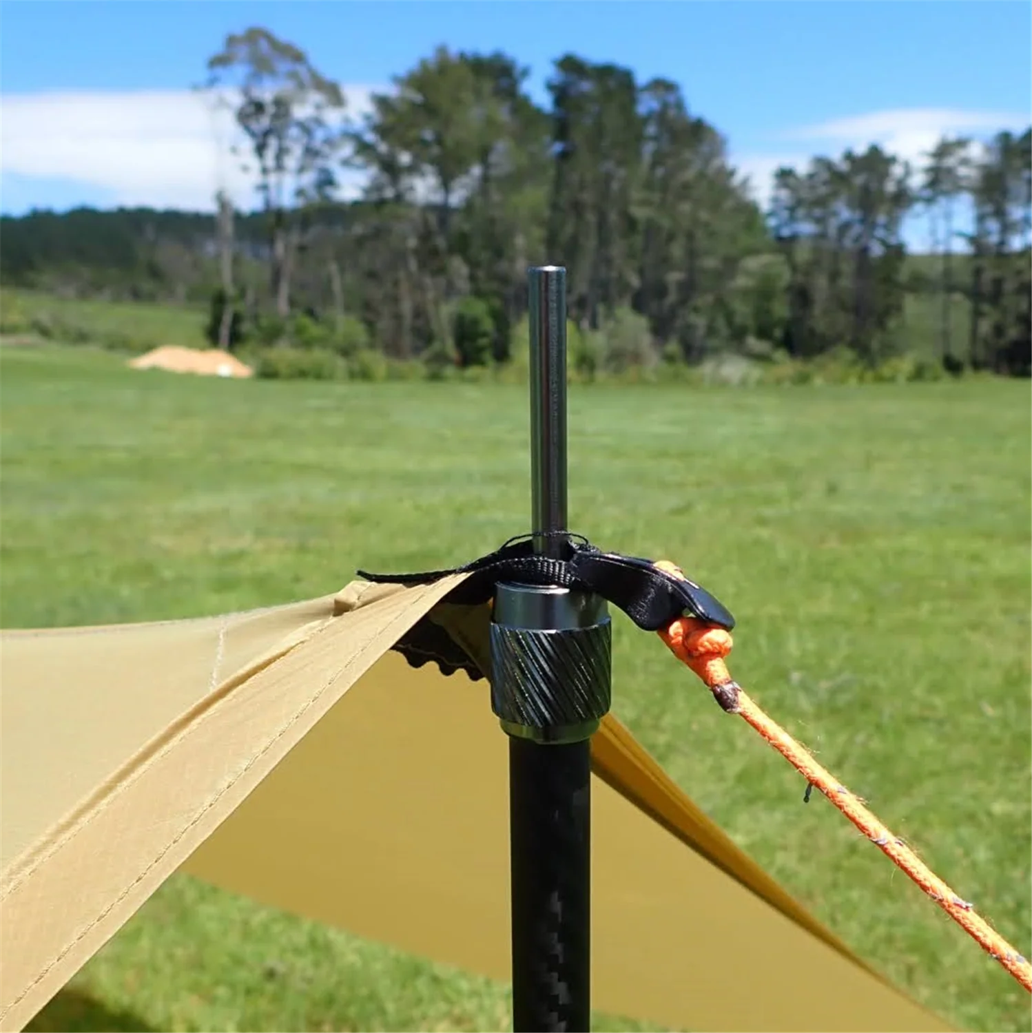 Orson Telescopic Carbon Fibre Ultralight Tarp Pole - 43-180cm, 195g - Image 3